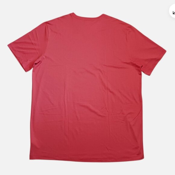 Lacoste Men's T-Shirt 2XLT Big & Tall V-Neck Pima Cotton Clear Pink TH7512 NWT - Picture 5 of 8